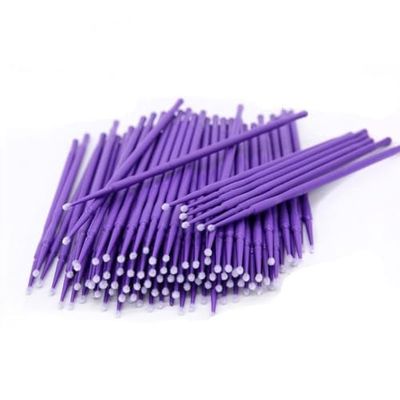 PARENCE.- Set de 100 limpiadores de precisión - Cabezal de algodón, Ideal para electrónica, joyería y Acabado - Longitud 9,5 cm - Práctico Bolsillo con Cremallera, Color Aleatorio