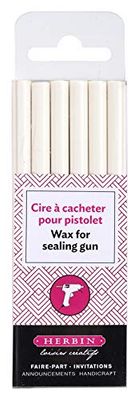 Herbin Wax Gun Sticks - Extra White, 6 Sticks