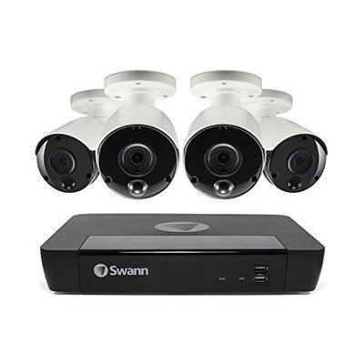 Swann 4K Ultra HD Thermal Sensing Bullet Security Camera with IR Night Vision, EU