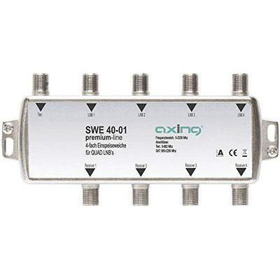 Axing SWE 40-01 - Multiplexador de sinais de antena (4 saídas)
