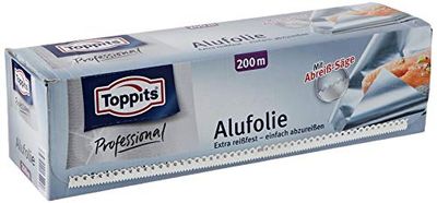 Toppits Pellicola di alluminio 200 m, confezione da 1 (1 x 1 pezzo)