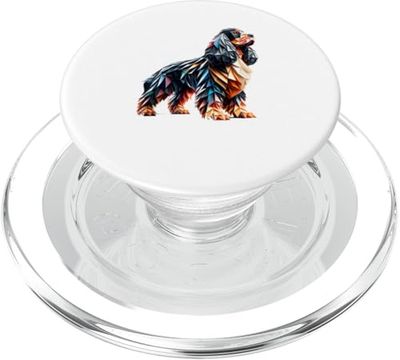 Origami Art Cocker Spaniel Spaniels PopSockets PopGrip para MagSafe