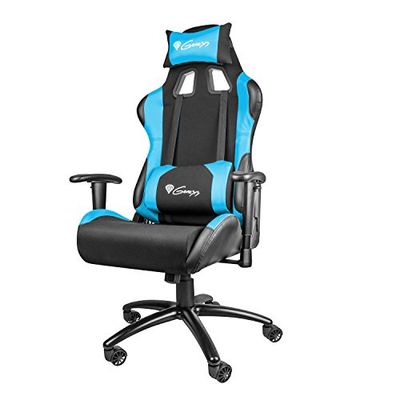 Natec Genesis Nitro550 Chaise de Jeu Noir/Bleu