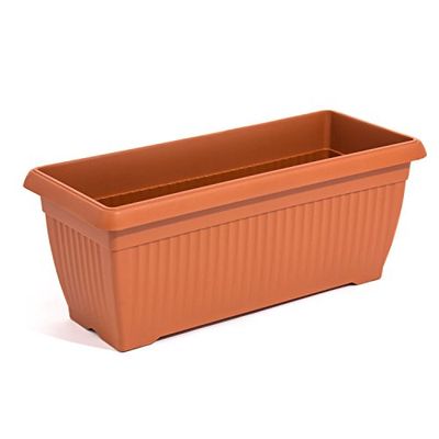 Properplast Vaso Terra 44l., dimensioni (mm) 800x344x320, colore terracotta