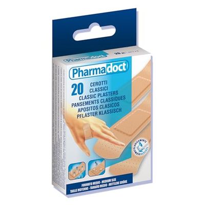 farmaceutische doct klassieke pleisters, 7 cm x 2 cm - 12 x 20 stuks
