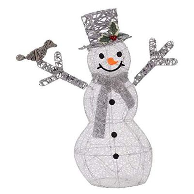 Online Garden Centre Jingle McBlizzard ** Breng wat festive verlichting aan je huis met deze Delightful handgemaakte sneeuwman! **