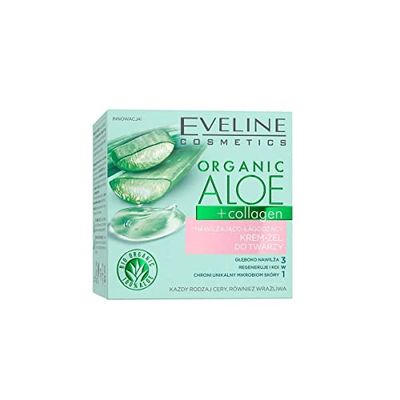 ORGANIC ALOE+COLLAGEN CREMA-GEL FACIAL HIDRATANTE Y CALMANTE 50ML