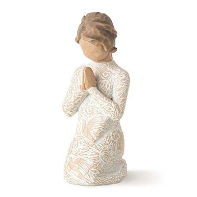 Willow Tree Figura de menina rezando, Home Deco, Enesco