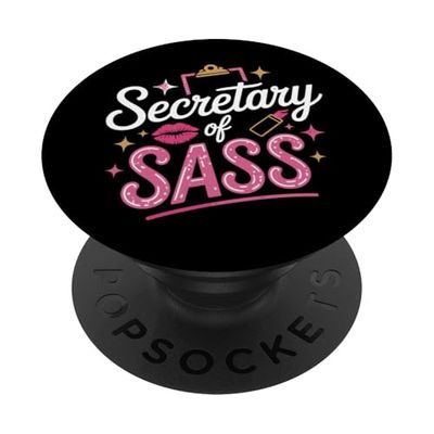 Escuela Oficina Magia Secretario Divertido Caos Coordinador Escuela PopSockets PopGrip Adhesivo