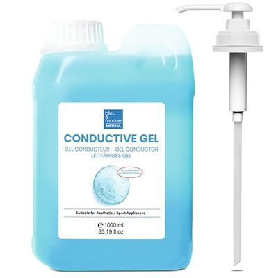 Gel Conducteur Professionnel : Radiofréquence, Electrostimulateur Musculaire, Ultrasons, Électrodes, Cavitation, Epilateur Lumiere Pulsee, Epilateur Laser - 1000 ml
