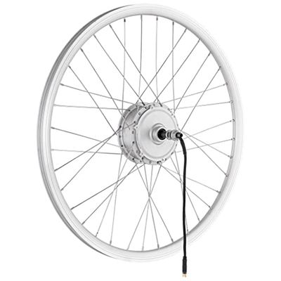windmeile | e-bike navmotor hinder cykel, spoked, silver, 28', 36V/250W, e-bike, elektrisk cykel, pedelec