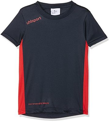 uhlsport Essential T-Shirt Enfant, Marine/Rouge, FR : XXS (Taille Fabricant : 140)