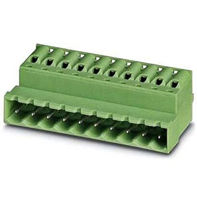 PHOENIX CONTACT FKIC 2.5/17-ST-5.08 Lot de 50 connecteurs de circuit imprimé 12 A 320 V 17 Nombre de potentiels 17 broches par rangée 17 Nombre de connecteurs 17 broches 5,08 mm Vert