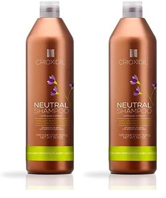 Crioxidil - Neutral Shampoo, Shampoo neutro Ph 5.5, 1000 ml (Confezione da 2)