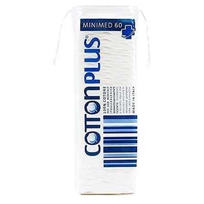 Cotton Plus Minimed Pre-Cut Discs 60-Stuks - 60g