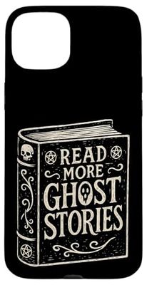 Read More Ghost Stories Horror Book Fan Custodia per iPhone 15 Plus