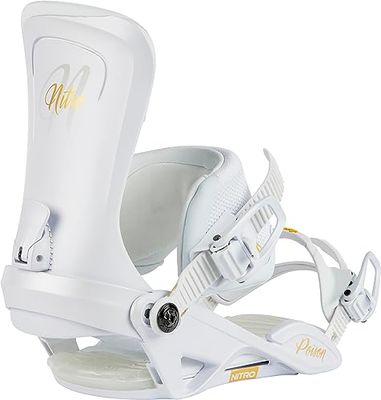 Nitro Fixation pour Snowboard Poison '24 All Mountin Freeride Femmes, Champagne, S/M