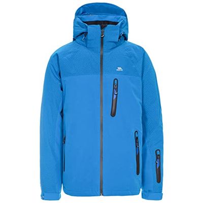 Trespass Appin Impermeabile, Giacca da Sci Uomo, Blu, XXS