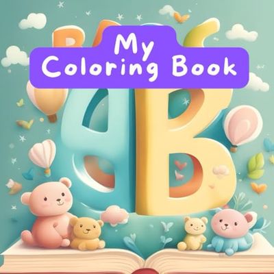 My Coloring Book for kids to learn Alphabets and words