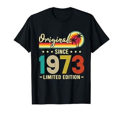 Divertido Vintage "Edición Limitada" Vintage 1973 Cumpleaños Camiseta