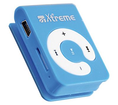 Xtreme MP3-spelare Bärbar Micro sd-minne 4 GB ingår Utbyggbart