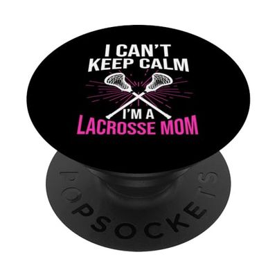 LAX Lacrosse Mamá PopSockets PopGrip Adhesivo