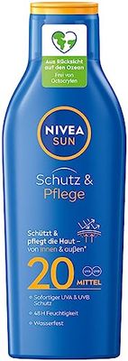 Nivea Sun, protezione solare con formula migliorata, fattore di protezione solare 20, Schutz & Pflege