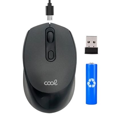 Mouse wireless silenzioso Cool Eco (ricaricabile)