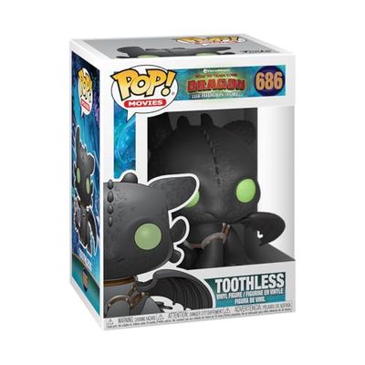 Funko POP! Movies: HTTYD3 - Toothless - How to Train Your Dragon - Vinylfigur för samlare - Presentidé - Officiell merchandise - Leksaker för barn och vuxna - Filmfans - Modellfigur för samlare