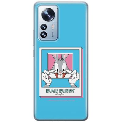 ERT GROUP etui na telefon Xiaomi 12 PRO, case oryginalny i oficjalnie licencjonowany przez Looney Tunes, wzór Bugs 024, optymalnie dopasowane, plecki z TPU