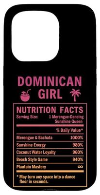 Dominican Girl Proud Women with Dominican Pride Case for iPhone 15 Pro