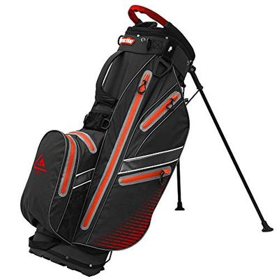 Longridge Waterdichte Stand Bag, Zwart/Rood