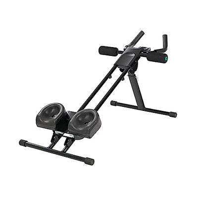 VITALmaxx 'Fitmaxx 5' Treinador de abdominais dobrável | Treinador de costas, abdominais, braços e pernas num com computador de fitness, economia de espaço