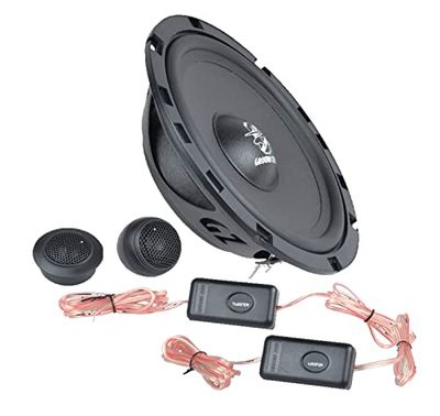 GROUND ZERO GZIC 650FX 6.5″ 2-way Component Speaker System - 140 W Peak - 0.79" Tweeter