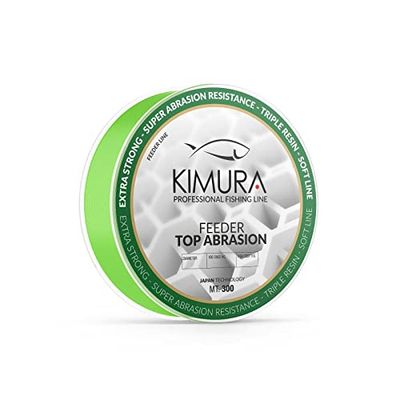 KIMURA Feeder Top Abrasion, MONOFILO da Pesca Unisex Adulto, Verde, 0.280