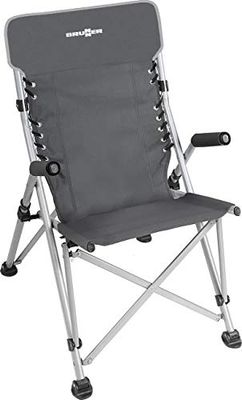 BRUNNER Faltstuhl Raptor cadeira dobrável com suspensão, poliéster, cinzento, universal