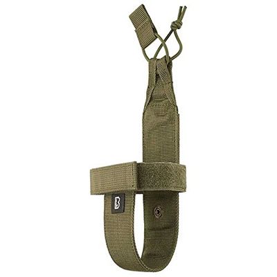 Brandit Uniseks Molle Bottle Holder Flex Medium tas, olijf, olijfgroen, Eén Maat
