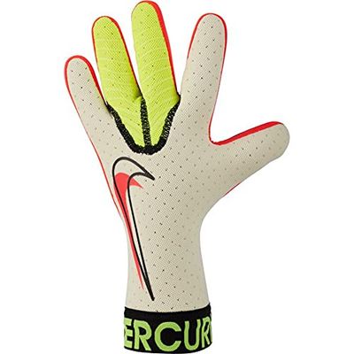 Nike DC1980 Nike Mercurial Goalkeeper Touch Elite handschoenen heren wit/volt/helder karmozijnrood 9