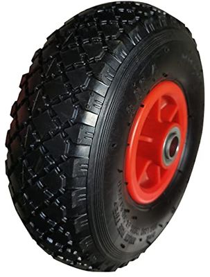 TEC HIT 176015 - Roue Gonflable 251 x 80 mm - Axe 20 mm - Noir