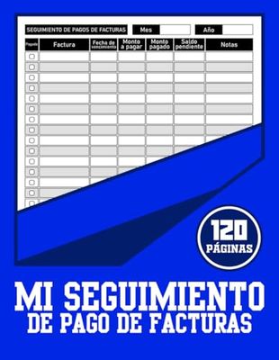 Mi Seguimiento de Pago de Facturas: Planificador de Presupuesto y Registro de Gastos para Pagos Mensuales