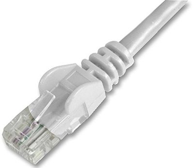 Pro Signal SL5EWHITE10 m Cat5e Snagless UTP Ethernet Patch Lead, 10 m, White