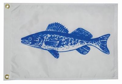 Taylor Made Products 4618, fiskflagga, nylon, 30 cm x 45 cm, gös
