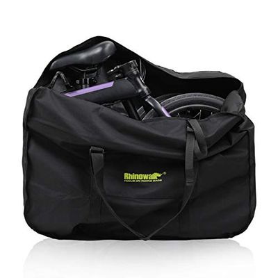 HUNTVP Borsa da viaggio pieghevole per bici, borsa da viaggio per bicicletta, borsa da trasporto per bici da viaggio