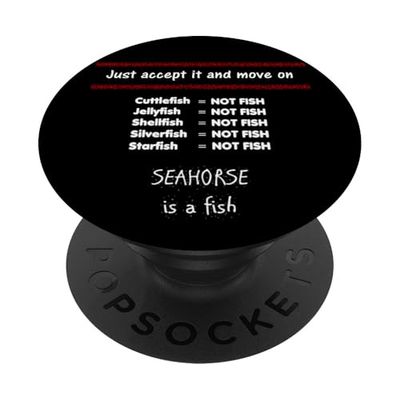 Divertido gráfico de cuerda de actitud claver Jelly fish PopSockets PopGrip Adhesivo