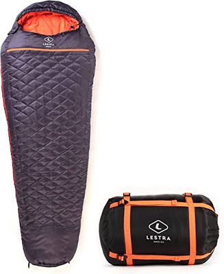 Lestra Sac de Couchage Mont Everest 230 Adulte Unisexe, Gris, 230 CM