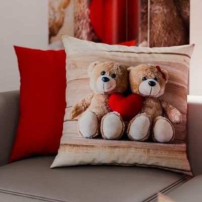 PETTI Artigiani Italiani - Ett par örngott 60 x 60 cm i mikrofiber, kuddar för sovrum, soffa, vardagsrum, set med 2 örngott, örngott sötma, 100% tillverkad i Italien