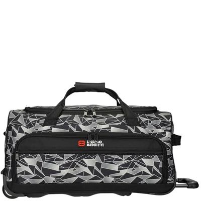 ENRICO BENETTI Santa Cruz 35334614 Wieltas polyester 65 cm svart Grijs, zwart grijs, modern