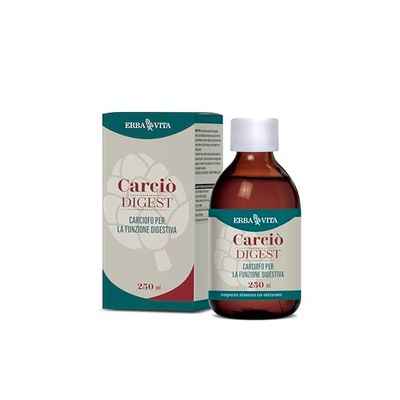 ERBA VITA Carciò Digest integratore alimentare a base di Carciofo, Finocchio e Genziana utili per favorire la funzione digestiva - 250 ml