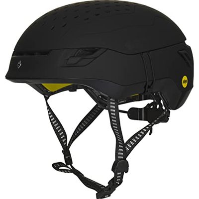 Sweet Protection Ascender MIPS Helmet Casque de Ski/Snowboard. Mixte-Adulte, Noir Dirt, LXL