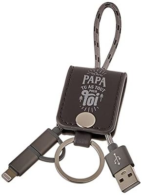 Porte-clés avec chargeur de téléphone - Papa, tu as tout pour toi